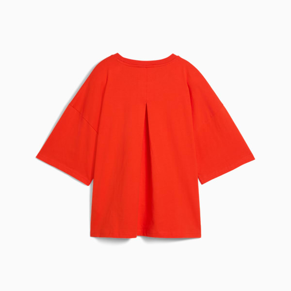 Her Women's Oversized Tee, Fierce Red, extralarge