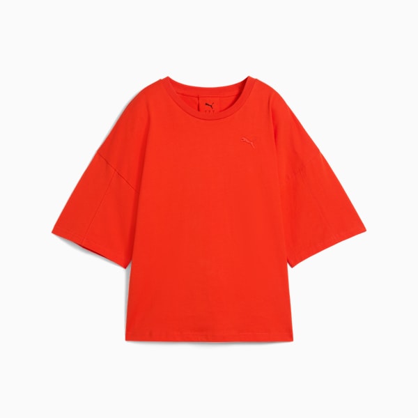 Her Women's Oversized Tee, Fierce Red, extralarge