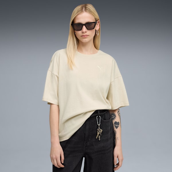 HER Oversized Tee Women, Alpine Snow, extralarge-GBR