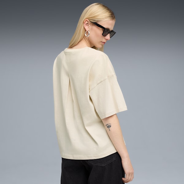 HER Oversized Tee Women, Alpine Snow, extralarge-GBR