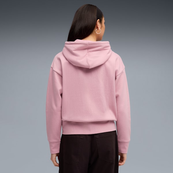 Her Women's Relaxed Zip-Up Hoodie, Poised Pink, extralarge