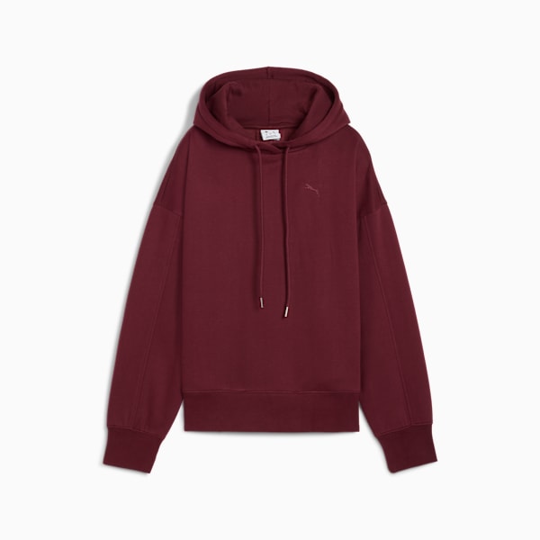 HER Oversized Hoodie Women, Ruby Shimmer, extralarge-GBR