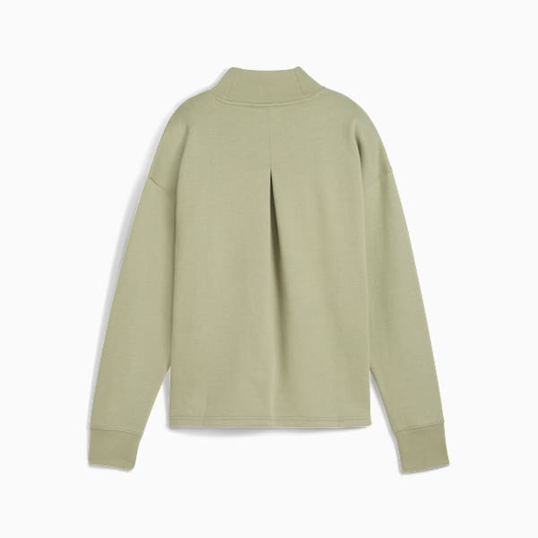 HER Women's Relaxed Fit Crew Sweatshirt, Lux Army, extralarge-IND