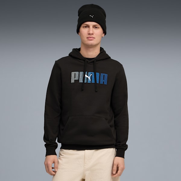 Essentials Logo Lab Hoodie Men, PUMA Black, extralarge