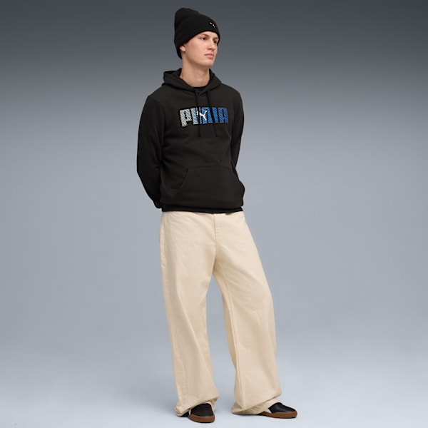 Essentials Logo Lab Hoodie Men, PUMA Black, extralarge