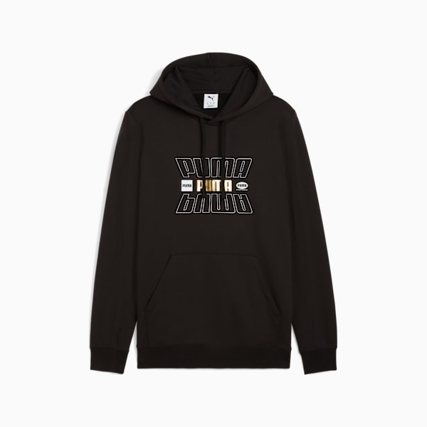Chandail à capuchon ESS LOGO LAB Holiday Homme, PUMA Black, extralarge