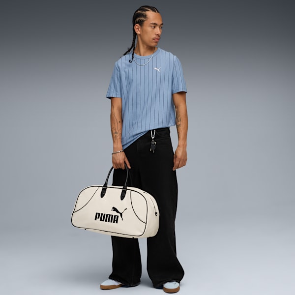 PUMA CLASS Men’s Striped Cotton Tee, Cool Blue, extralarge-IND