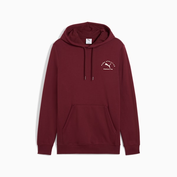 PUMA CLASS Graphic Hoodie Men, Ruby Shimmer, extralarge