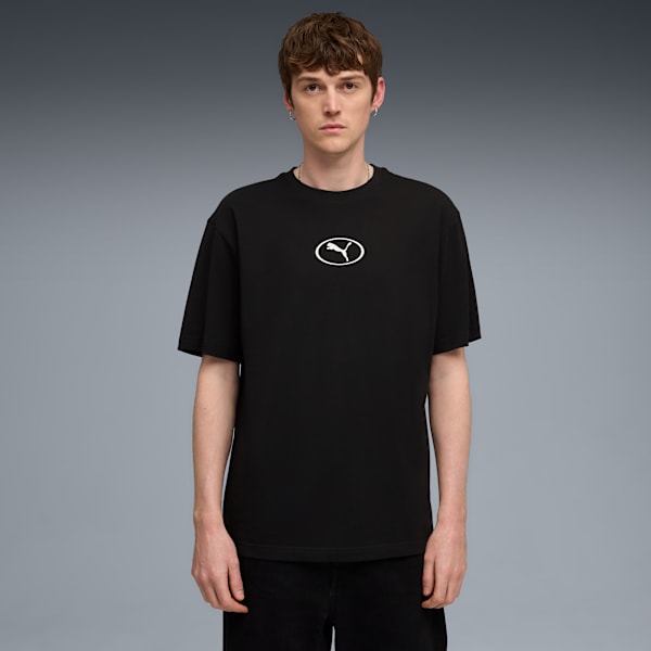 PUMA Sport Relaxed Graphic Tee Men, PUMA Black, extralarge