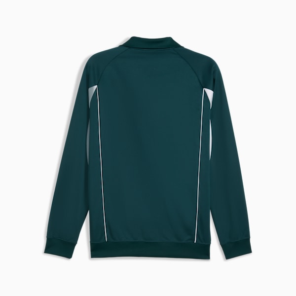 Sport Heritage Men's Zip-Up Track Jacket, Green Terrain, extralarge