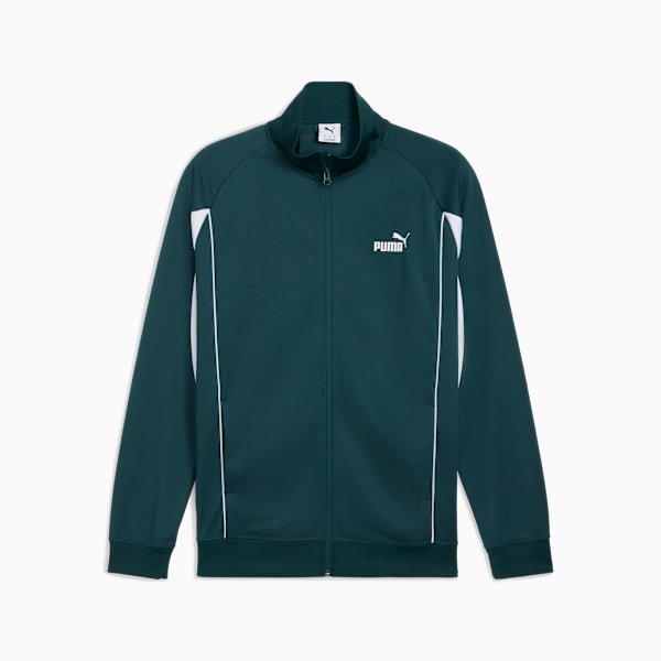 PUMA Sport Poly Track Jacket Men, Green Terrain, extralarge