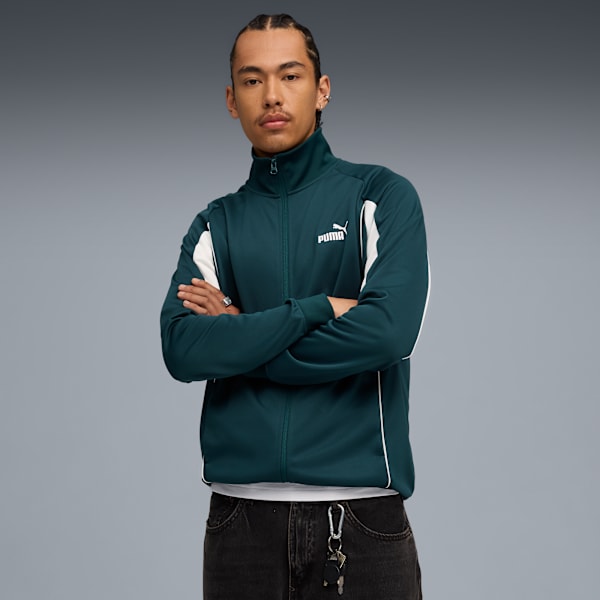 PUMA Sport Poly Track Jacket Men, Green Terrain, extralarge