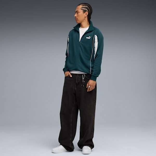 PUMA Sport Poly Track Jacket Men, Green Terrain, extralarge