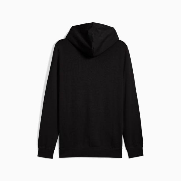 Essentials Elevated Men’s Cotton Regular Fit Hoodie, PUMA Black, extralarge-IND