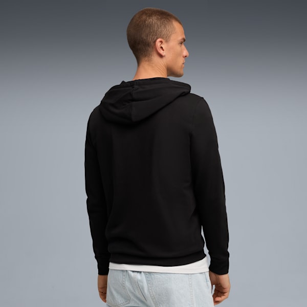 Essentials Elevated Men’s Cotton Regular Fit Hoodie, PUMA Black, extralarge-IND