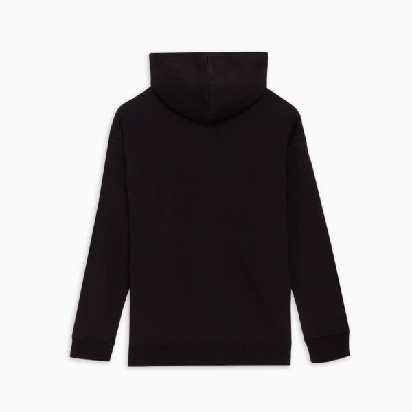 ウィメンズ ESS スモール ロゴ リラックスド フーディー, PUMA Black, extralarge-JPN