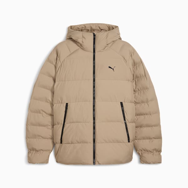 Mono Hooded Jacket Men, Ice Coffee, extralarge
