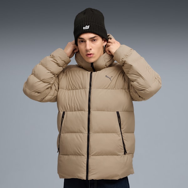 Mono Hooded Jacket Men, Ice Coffee, extralarge