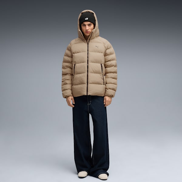 Mono Hooded Jacket Men, Ice Coffee, extralarge