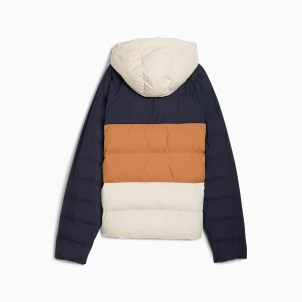 Hooded Puffer Jacket Youth, New Navy, extralarge