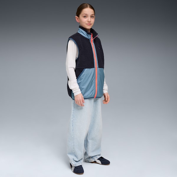 Hybrid Sherpa Vest Youth, New Navy, extralarge
