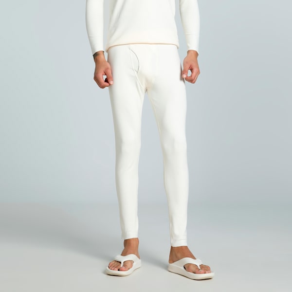Thermoshield Men's Thermal Pants, Frosted Ivory, extralarge-IND