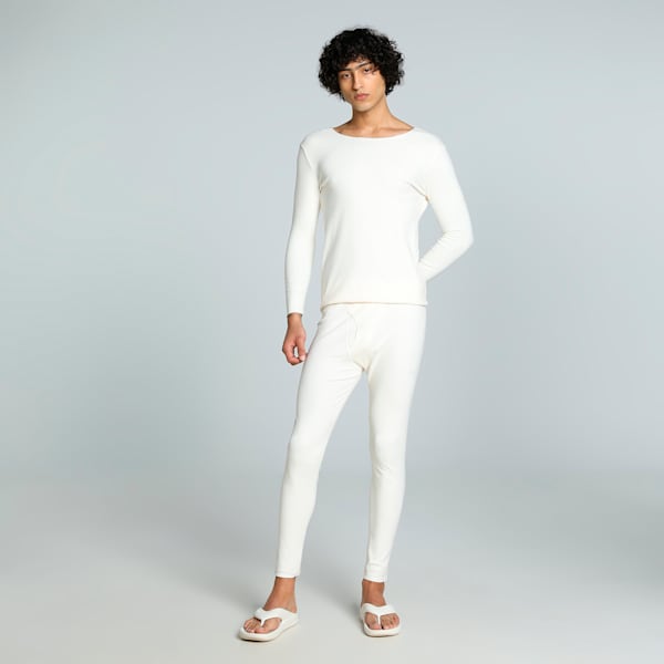 Thermoshield Men's Thermal Pants, Frosted Ivory, extralarge-IND