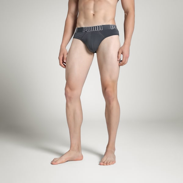 Supima Men's Briefs, Asphalt, extralarge-IND