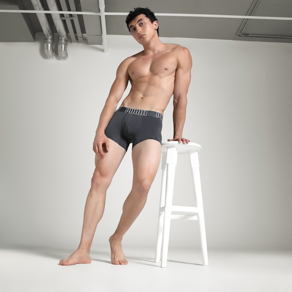 Supima Men's Trunks, Asphalt, extralarge-IND