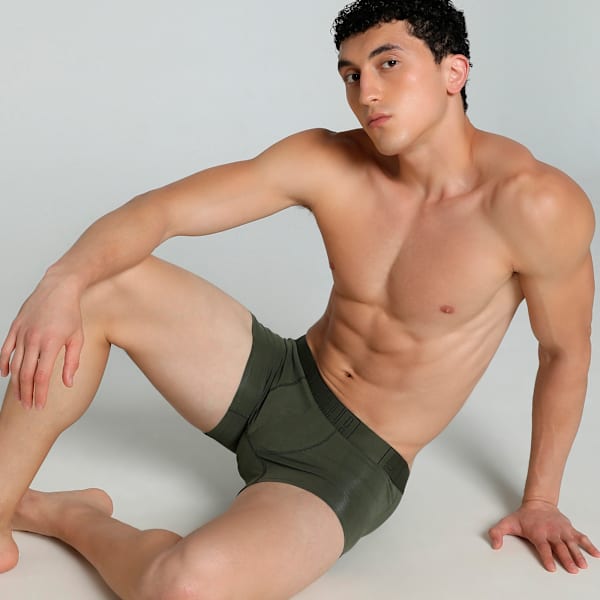 Supima Men's Trunks, Dark Olive, extralarge-IND