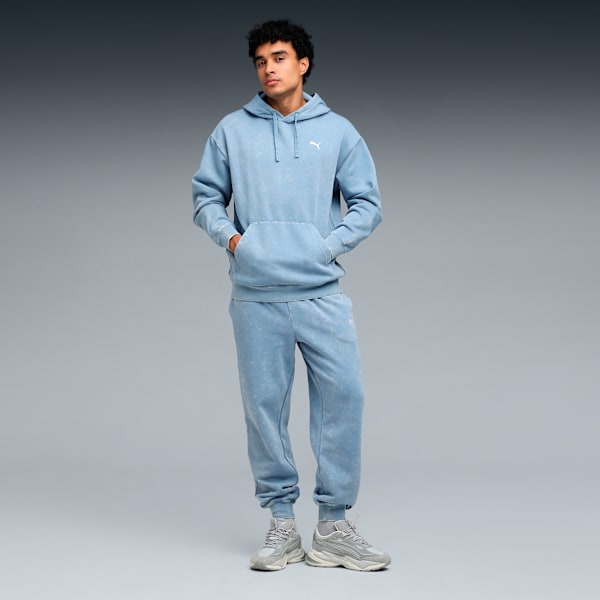 Essentials Elevated Men's Washed Sweatpants, Cool Blue, extralarge-IND
