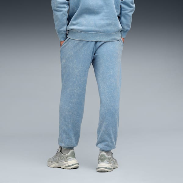 Essentials Elevated Men's Washed Sweatpants, Cool Blue, extralarge-IND