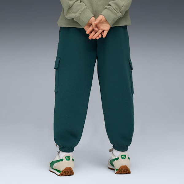 MID90s Cargo Sweatpants Youth, Green Terrain, extralarge