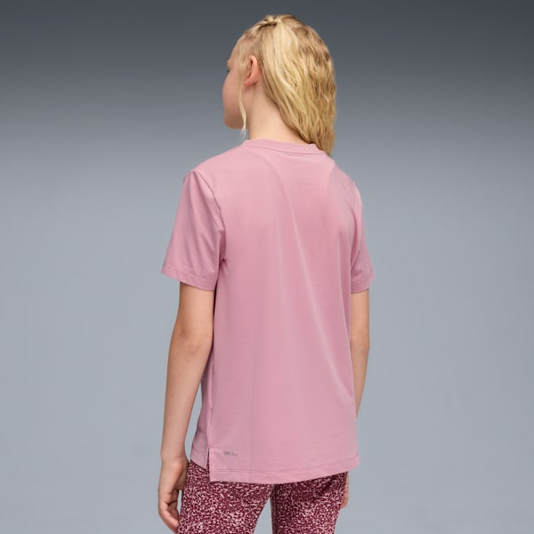 TRAIN ALL DAY Essentials Girls Graphic T-shirt, Poised Pink, extralarge-IND