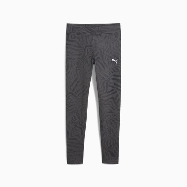 TAD Essentials All-Over Print Tights Youth, PUMA Black, extralarge