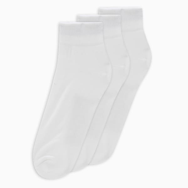 Half Terry Ankle-Length Socks Pack of 3, PUMA White-PUMA White-PUMA White, extralarge-IND