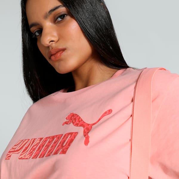 Graphic Animal Women's Relaxed Fit Tee, Pink Fruit, extralarge-IND