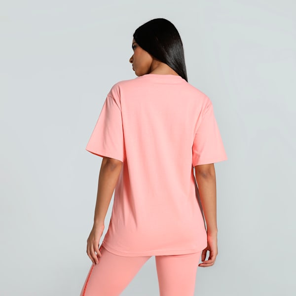 Graphic Animal Women's Relaxed Fit Tee, Pink Fruit, extralarge-IND