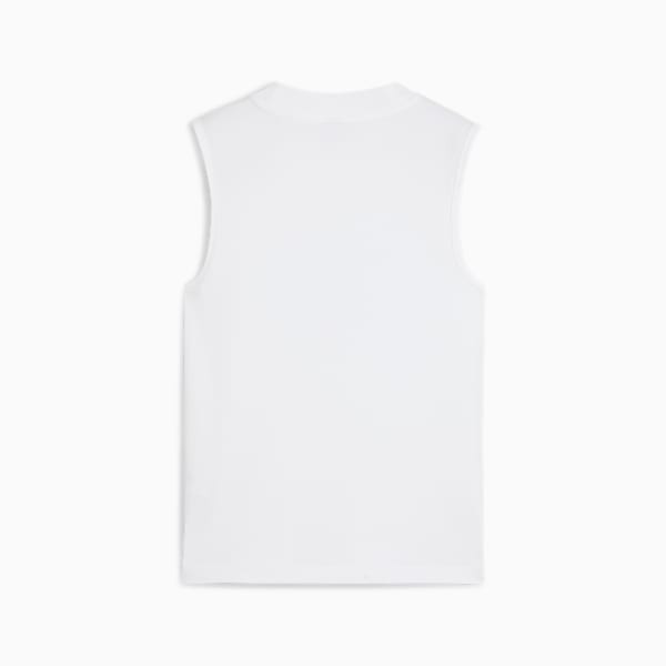 PALM RESORT Women's Slim Tank, PUMA White, extralarge
