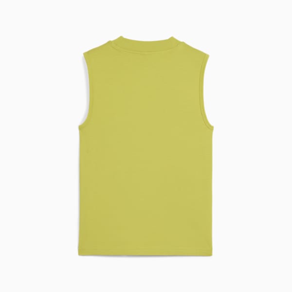 PALM RESORT Women's Slim Tank, Sea Kelp, extralarge