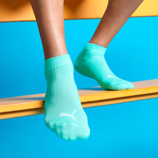 Quarter Plain Socks Pack of 6, PUMA Black-Medium Gray Heather-PUMA White, extralarge-IND