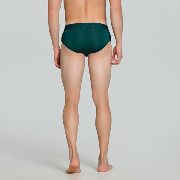 Bamboo Men's Briefs, Deep Teal-PUMA Black, extralarge-IND