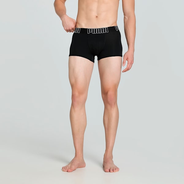 Bamboo Men's Trunks, PUMA Black-PUMA White, extralarge-IND