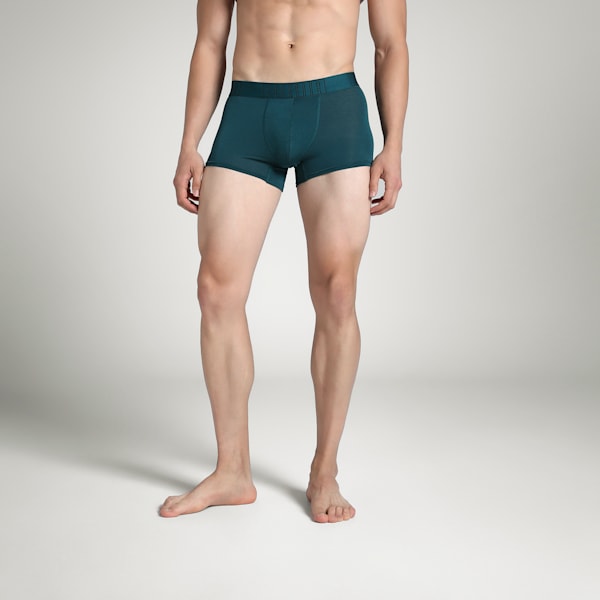 Bamboo Men's Trunks, Deep Teal-PUMA Black, extralarge-IND