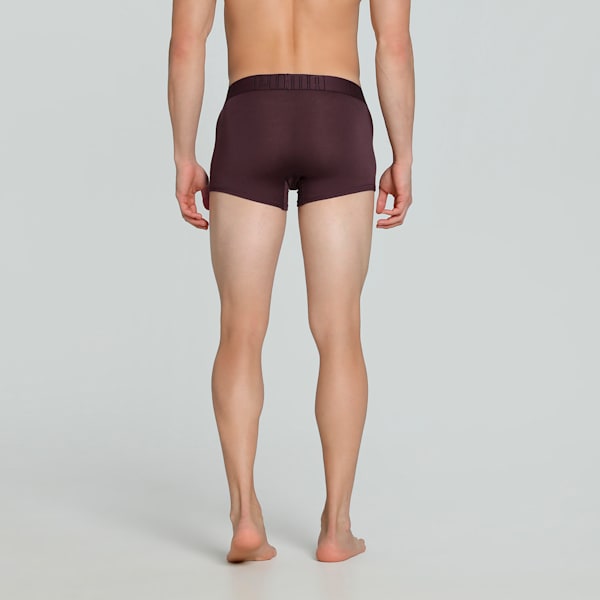 Bamboo Men's Trunks, Aubergine-PUMA Black, extralarge-IND