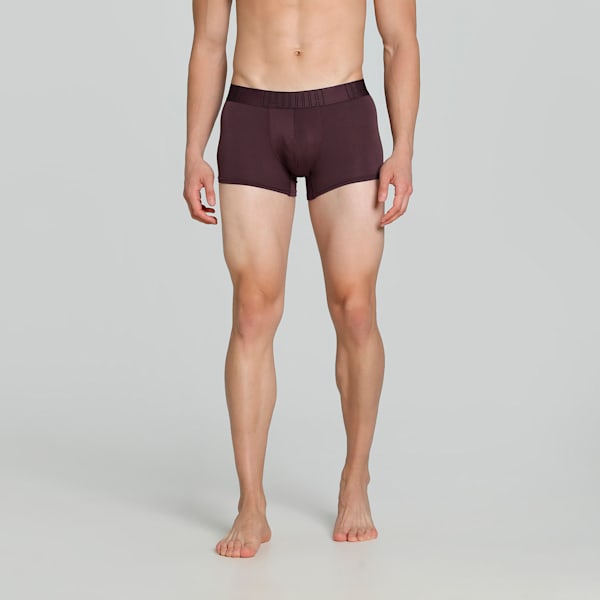 Bamboo Men's Trunks, Aubergine-PUMA Black, extralarge-IND