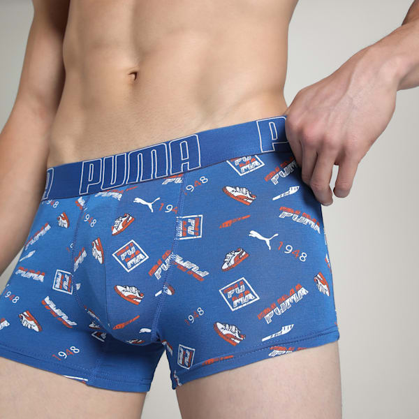 Bamboo Men's Printed Trunk, PUMA Team Royal-PUMA White, extralarge-IND