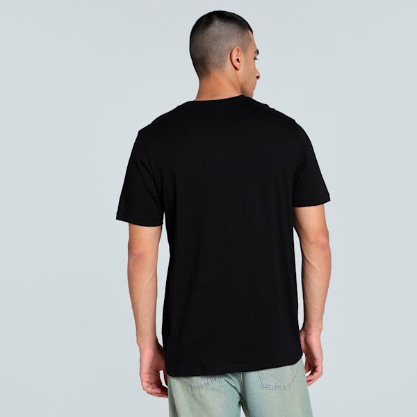 Men's Foil Graphic Tee, PUMA Black, extralarge-IND