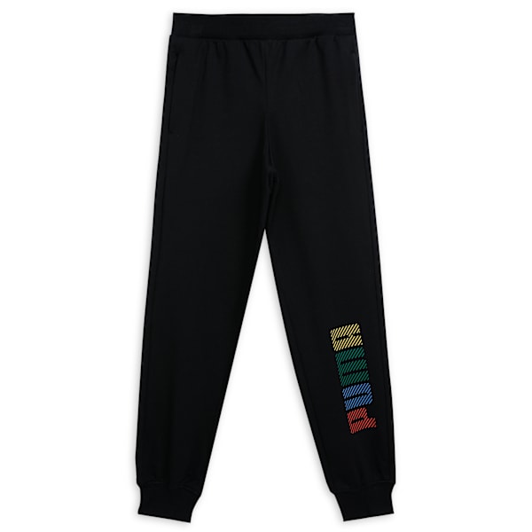 Youth Graphic Pants, PUMA Black, extralarge-IND