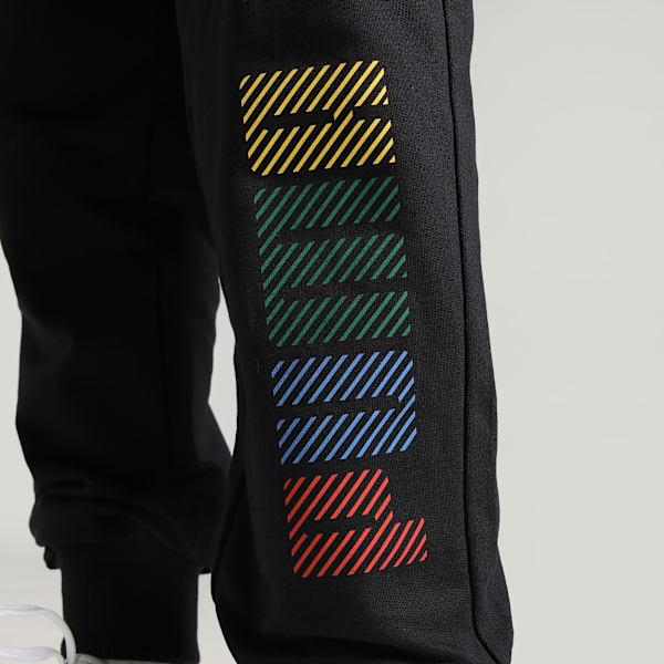 Youth Graphic Pants, PUMA Black, extralarge-IND